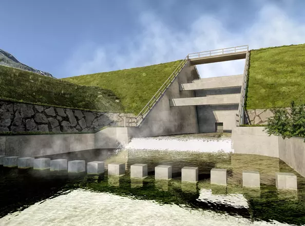 Hochwasserschutz Galtür